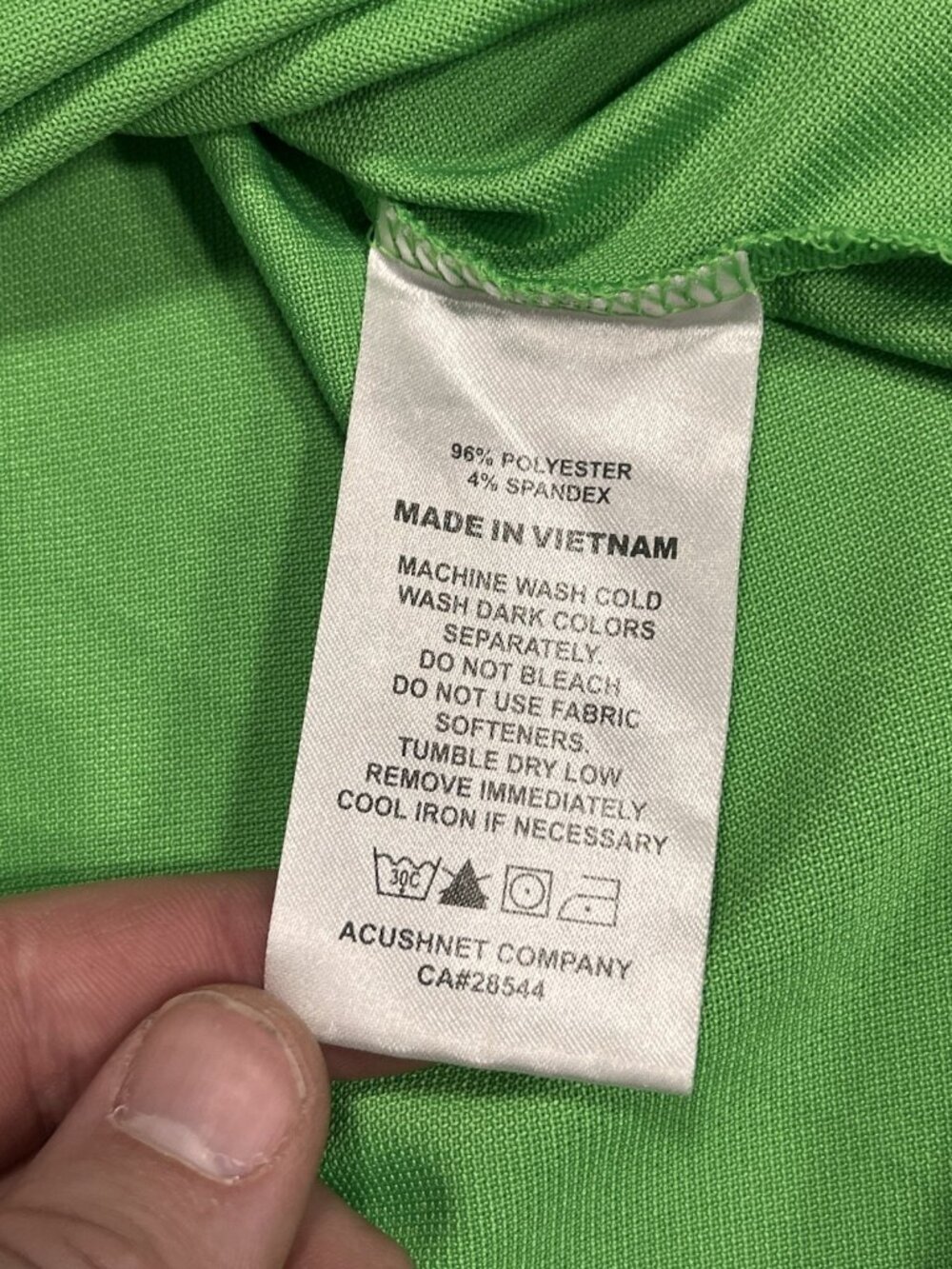 FootJoy FJ Men’s XL Green Golf Polo Shirt Athletic Fit Stretch - Picture 6 of 8